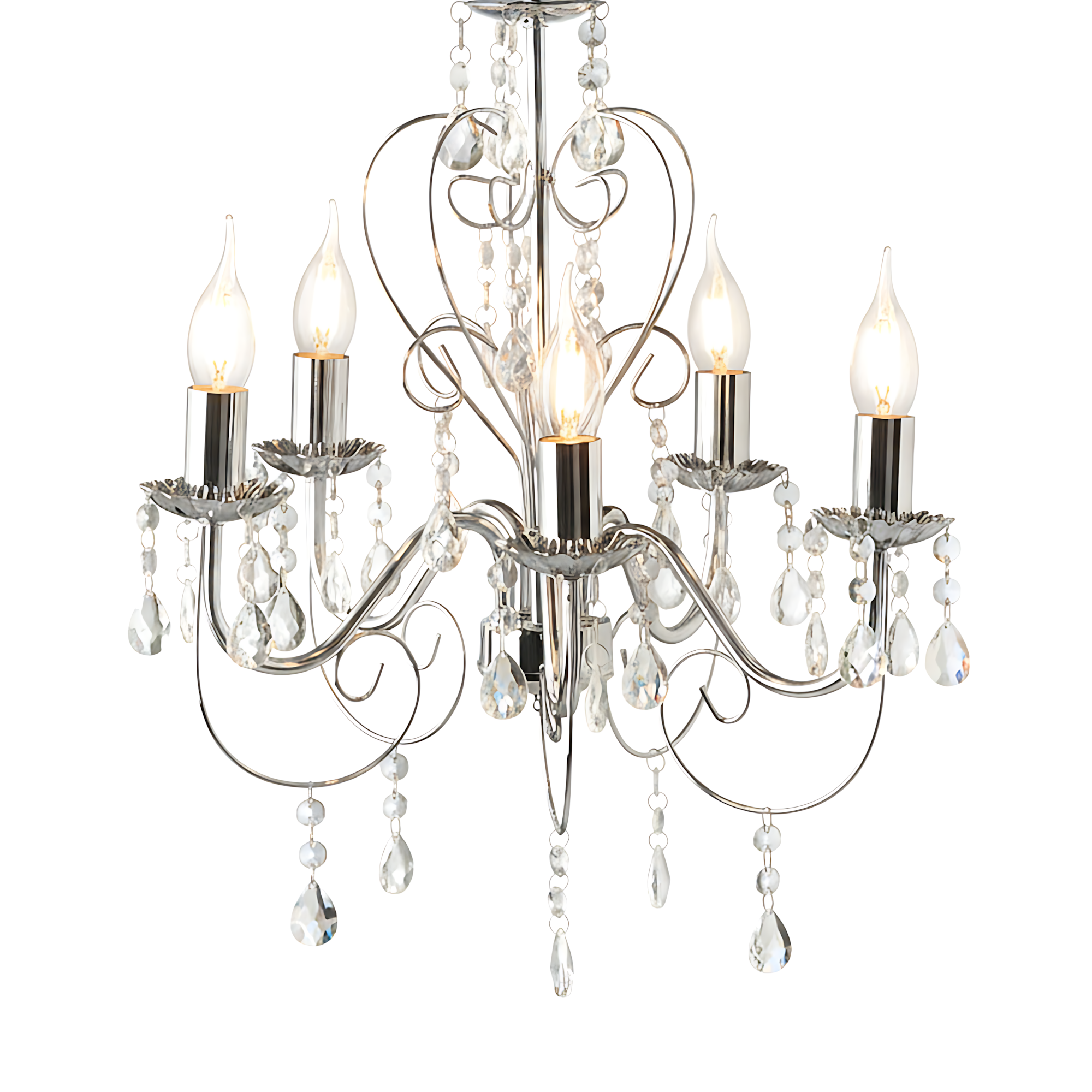 Mennyezeti Lámpa Ebt008-5cp Chrome 5