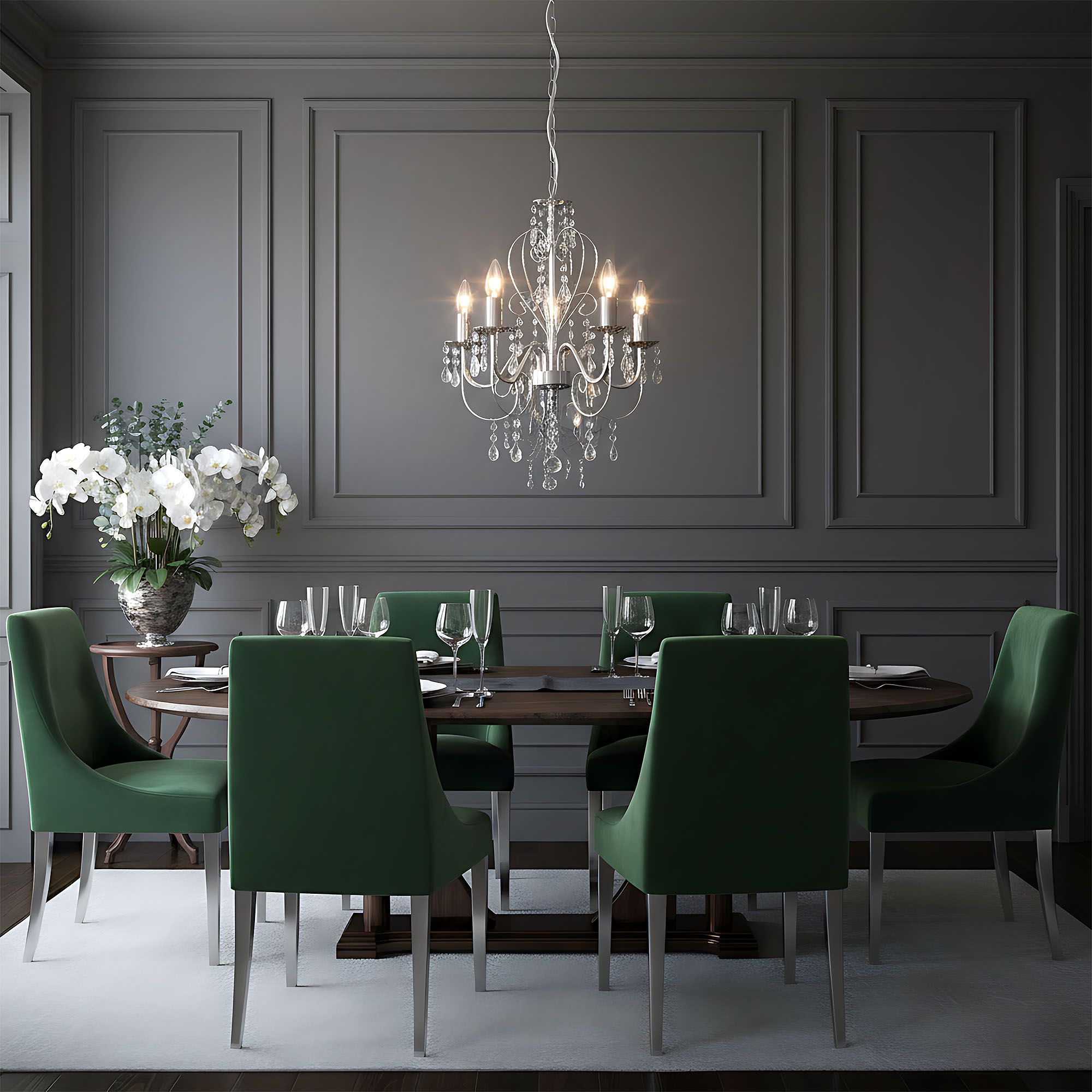 Mennyezeti Lámpa Ebt008-5cp Chrome 3